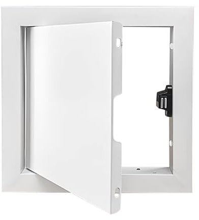 Panel de Acceso for Plomería, Puerta Contador Agua con Marco de Aluminio y Placa Galvanizada for Edificios Comerciales, Residenciales(200 * 200mm)
