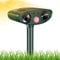 Katzenschreck Ultraschall, Solar Tiervertreiber Katzenabwehr,Ultraschall Abwehrmittel Hundeschreck Marderschreck mit Bewegungsmelder für Katzen, Hunde, Mäuse,Vögel, Marder