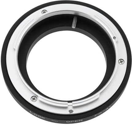 eMagTech Anello Adattatore FD-AI Per Fotocamera Compatibile Con Canon Obiettivo FD E Adattatore Per Attacco Compatibile Con Nikon AI.