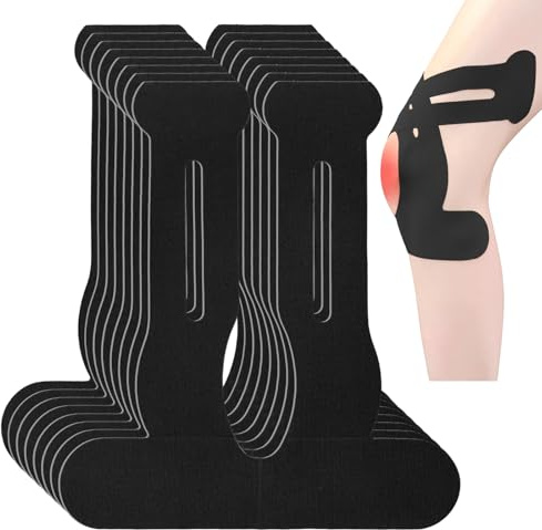 8 Stück PreCut Kinesiotapes Knie Vorgeschnitten Elastisches Physio Tape