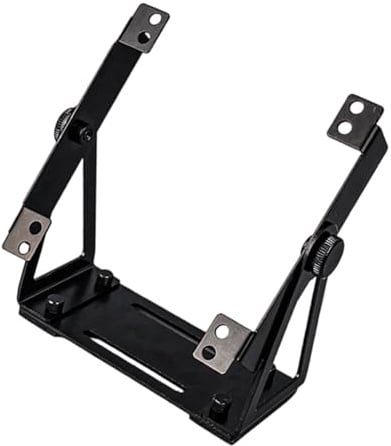 Vynetra Externe drehbare PC-Lüfterhalterung, Ersatz für 120 mm und 140 mm Gehäuse, Metallrahmen, Installationszubehör, robuster Eisenhalterungsständer