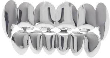 Faux dents éblouissantes pour cosplay, Halloween, crocs de vampire, hip-hop, Grillz, accessoires de danse