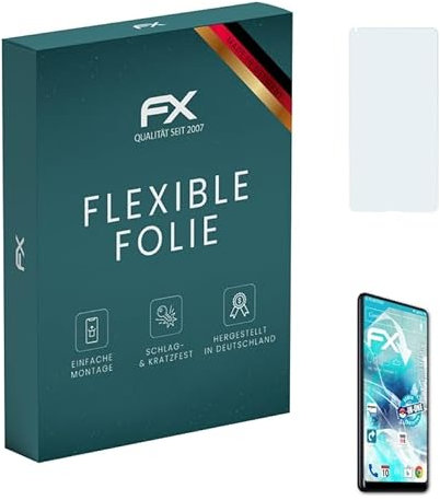 atFoliX Película Protectora compatible con Xiaomi Mi Mix 2 Protector Película, ultra claro y flexible FX Lámina Protectora de Pantalla (3X)