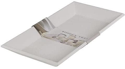 White Small Rectangle Classic Serving Tray