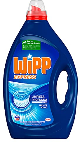 Wipp Express Detergente Líquido Azul - 40 Lavados (2L)