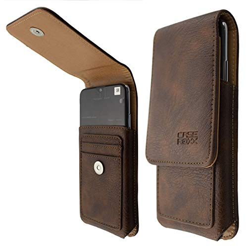 caseroxx Handy Tasche Outdoor Tasche für Gigaset GS290, mit drehbarem Gürtelclip in braun