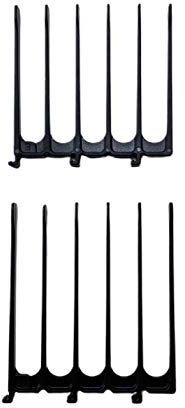 Original CombPal haarschneidekamm, Scherenschneider über Kamm Haarschneidewerkzeug, haare schneiden hilfe Haarschneideset, Barber Haircutting Comb Set(Schwarz Jumbo-Führungsaufsatz)