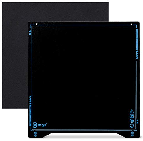 BIQU SSS Super Feder Stahlplatte Heizplattform 310 310 Mm Pei 3d Druckerteile mit weichmagnetischem Heißbettaufkleber 310x310m Geeignet für Cr10 / Cr10s Pro