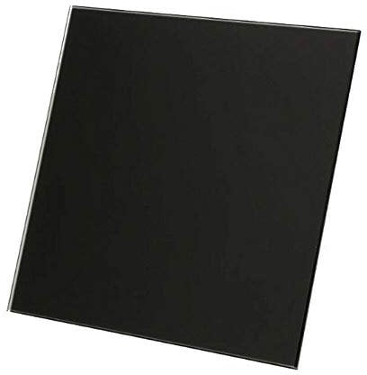 SolaDirect 5 in / 125 mm Bathroom Fan - Extractor Fan for Bathroom and Kitchen - IPX 4 - Turbo with Humidity Sensor and Timer (Black Glass Matt - TRAX)