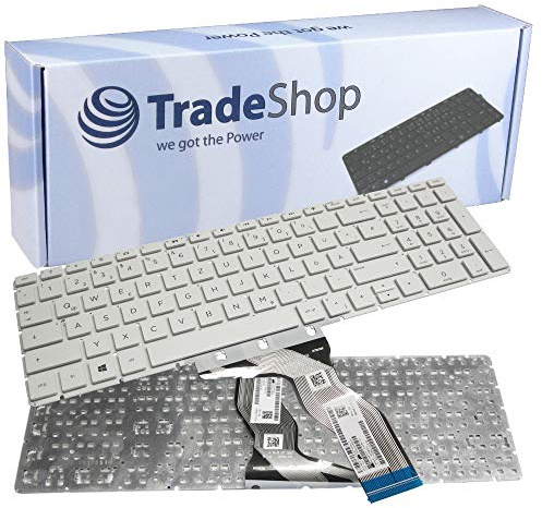 Original Laptop Notebook Tastatur Deutsch QWERTZ für HP Pavilion 17-AK 17-ak040ng 17G-BR 250 G6 255 G6 256 G6 Weiß