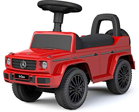 TURBO CHALLENGE - Mercedes G 350D - Lauflernhilfe - 119201 - Freilauf - Rot - Max. 25 kg - Kunststoff - Batterien Nicht enthalten - Kinderspielzeug - Geschenk - Ab 12 Monaten