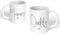 Print Maniacs Set of 2 Mugs Mummy and Daddy Mum Dad Christmas 1st Present Gift New Parents