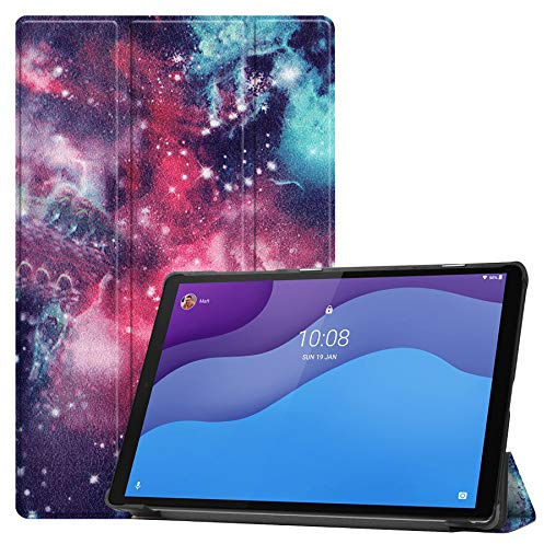 Lobwerk Schutzhülle für Lenovo Tab M10 2nd 2020 TB-X306F TB-X306X 10.1 Zoll Slim Case Etui mit Standfunktion und Auto Sleep/Wake Funktion