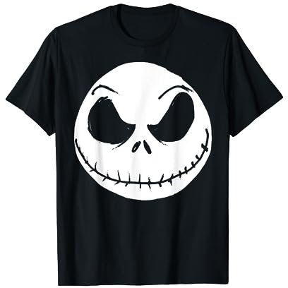 Disney The Nightmare Before Christmas Jack Skellington Face T-Shirt