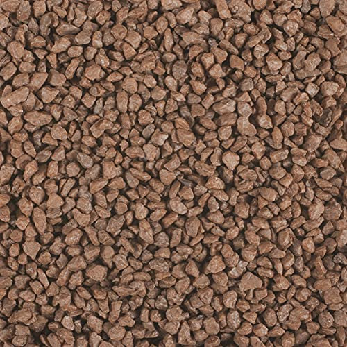 DEKOMARKET Granulés décoratifs décoratifs - 2-3 mm - Petites pierres décoratives - 0,5 kg (marron terre)