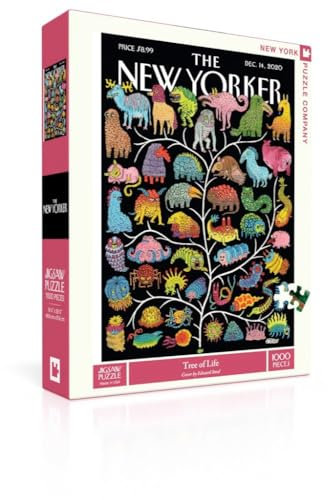 New York Puzzle Company - New Yorker Tree of Life - 1000 Piece Jigsaw Puzzle for Adults by Edward Steed