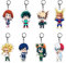 Jilijia My Hero Academia Schlüsselanhänger, Acryl, doppelseitig, transparent, Schlüsselanhänger, Schultasche, Geldbörse für Freunde und Kinder, 8 Stück