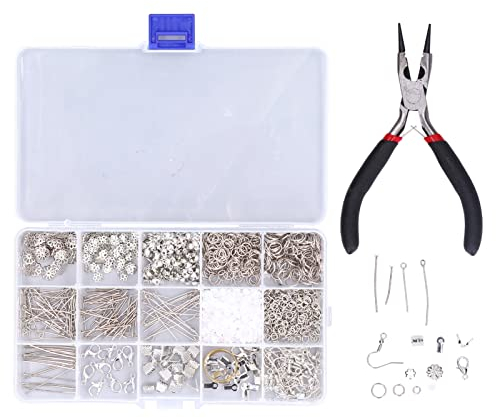 HERCHR Rosenkranz-Kit – Schmuck-Reparatur-Set, Schmuckzubehör-Set, Schmuckherstellungs-Kit, Schmuckzubehör-Starter-Kit