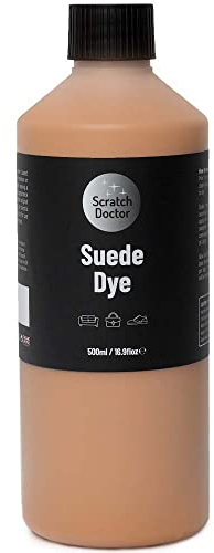 Scratch Doctor Suede Dye Repair Paint for Suede & Nubuck Boots, Shoes, Bags, Sofas (Tan, 500ml)