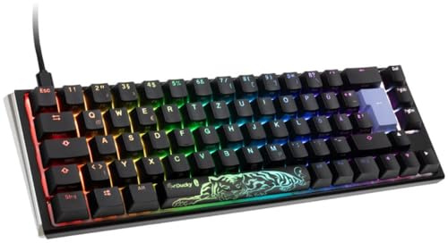 Ducky One 3 Classic Mechanische Tastatur - Mechanical Keyboard - Tastatur Gaming Mechanisch - Gaming Keyboard Mechanical - Mechanische Gaming Tastatur - Fullsize-Format - MX-Black