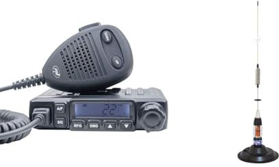 PNI Escort HP 6500, Mobile CB Radio & CB Antenna PNI ML70 PL connector, 145 mm magnetic base included, 70 cm, 4 m RG58 cable included