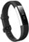 honecumi Armband Kompatibel mit Fitbit Alta/Alta Hr Smart Watch Ersatz Armbänder für Damen Herren, Alta Silikon Strap Buntes Klassisch Verstellbares Sport Band Zubehör - Kleine,Schwarz