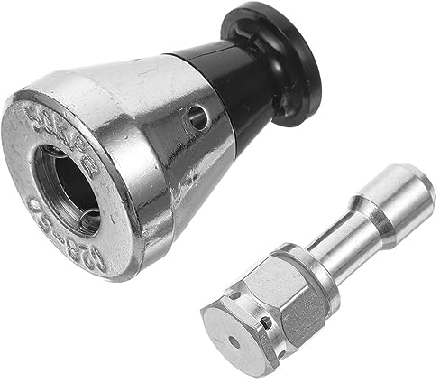 UPKOCH Soupape De Limitation De Pression Et ÉChappement pour Autocuiseur, Valve De SéCurité en Acier Inoxydable, 2 PièCes, 60KPA, Noir, 4x2.8x2.8cm, pour Usage Domestique