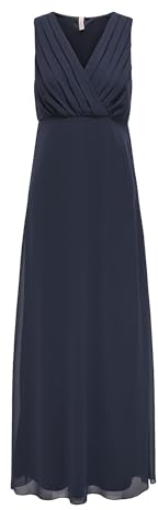 ONLY Damen ONLANNA SISI SL Maxi Dress Life WVN Maxikleid, Night Sky, M