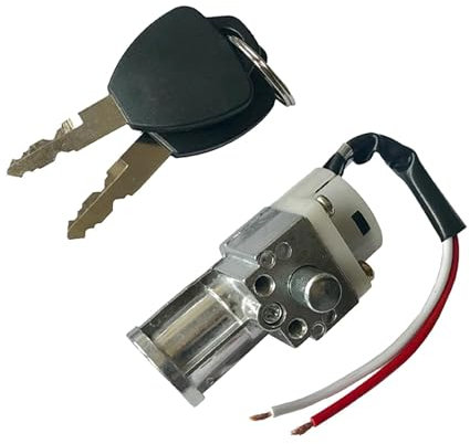 Harilla Battery Box Lock Motorcycle Battery Locks Tricycle with 2 Key Universal Performance Waterproof Battery Cylinder Lock