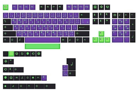 PBT Keycaps 135 Tasten Cherry Profil DYE SUB EVA Lila Tastenkappe Für Mechanische Tastatur Japanisch Russisch Koreanisch Englisch Pbt Tastenkappen Japanische Kirsche Profil Russisch Koreanisch