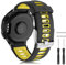 YASPARK Forerunner 735XT Armband, Silikon Ersatzarmband Uhrenarmband für Forerunner 235/Forerunner 235 Lite/Forerunner 230/220/Forerunner 620/Forerunner 630/Approach S20/S2/S6