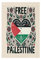 Bandera de Palestina libre con corazón pequeña bandera de jardín de 12 x 18 pulgadas, vertical de doble cara, decoración del hogar para patio, césped al aire libre