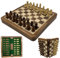 Magnetic Chess Set, Magnetic Chess Board and Pieces, Foldable Chess Board, Portable Chess Set with Built-in Storage, Handcrafted, Premium Quality (12 inches)