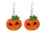 Allbestop Dunkle Krawatten-Ohrringe, Halloween-Schmuck-Ohrringe, Kürbis-Ohrringe, personalisierte Ohrstecker, süße Ohrringe Ohrringe Stopper (F-3, One Size)