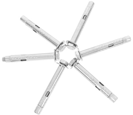 JEWEDECO 6stücke Dehnschraubenbolzen Außenmutteranker Dehnschraubenanker Für Schwerlastbefestigung Hochleistungsanker Für Vielseitige Installationen