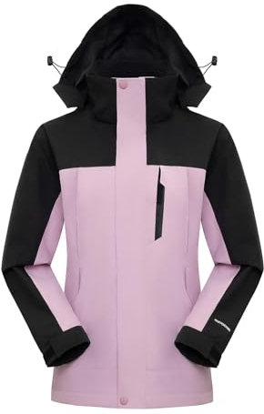 LHHMZ Veste imperméable pour femmes, Manteau de randonnée coupe-vent,Veste décontractée Manteau de travail