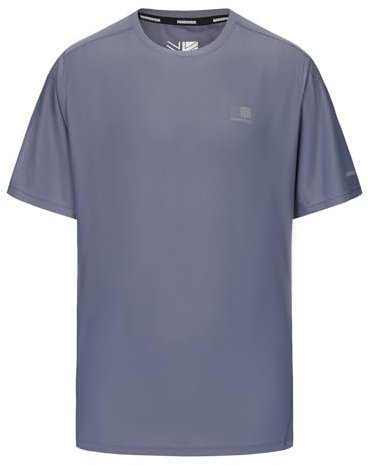 Karrimor Mens Run Short Sleeve T-Shirt Stone Grey L