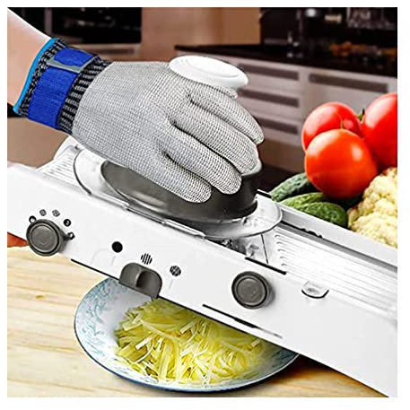 Cut Resistant Gloves, 316 Steel Wire Cut Resistant Gloves,Kitchen Meat Cutting Mandolin Slices To Remove Oyster Shell Safety Work Gloves