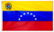 Bandera de Venezuela de 3 x 5 pies (sin mástil) con 7 estrellas, bandera de Venezuela de 3 x 5 pies, banderas de la República Bolivariana de Venezuela de poliéster con ojales de latón