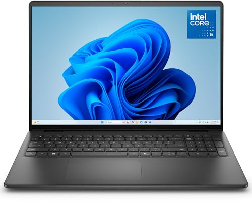 Dell 16 Laptop - Intel Core 5 120U, 16GB RAM, 512GB SSD | 16 2K WVA Anti-Glare, Intel UHD Graphics, Windows 11 Home, UK QWERTY, Fingerprint reader (Power Adapter Sold Separately)