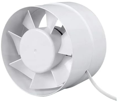 4/6 Zoll Stille Belüftung Lüftungsschlitze Ventilator Dunstabzugshaube Erschöpft Dunstabzugshaube Ventilator Badezimmer Küche Waschraum(4inch)