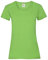 Fruit of the Loom Ladies/Womens Lady-Fit Valueweight Short Sleeve T-Shirt (XS) (Lime)