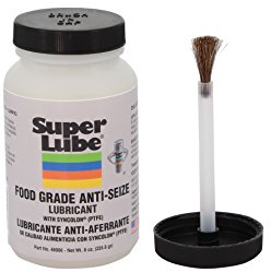 Super Lube 48008 Super Lube Lebensmittelqualität Anti-Seize mit Syncolon (PTFE), durchscheinendes Weiß