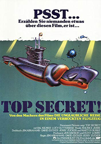 Top Secret: U-Boot (1984) | original Filmplakat, Poster [Din A1, 59 x 84 cm]