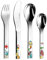 Puresigns Cubiertos Infantiles TOJA, Acero Inoxidable, Plata, 4-teilg