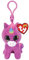 TY- Rosette Unicorn Porte-clés, 2005111, Rose