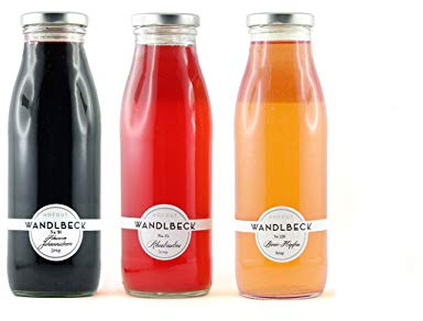 WANDLBECK Sirup Set Spritzig (Johannisbeere, Rhabarber, Birne-Hopfen)