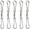 5 x extra große, leichtgängige Drehgelenke mit zwei Clips, Spiralschwänze, Windsocken, für Spinnwindsäcke und Drachen, Blumentöpfe, Vogelfutterspender, Solarleuchten, Flaggen, Pflanzen
