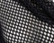 1 cm Lochnetzstoff, 165 cm breiter Netzstoff, Meterware (Schwarz)
