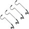 LATRAT 4Pcs Camping Laternenhaken, Laterne Lampe Aufhänger Zelt Pole Post Haken Hängen für Camping Angeln Lieferungen